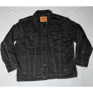 Levi’s Black Classic Type III Trucker Jacket-Size 2XL See Photos Tag Was Cut Out